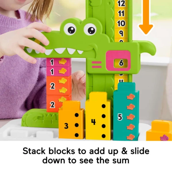Обучающая игрушка “аллигатор с прибавлением” от fisher-price 6