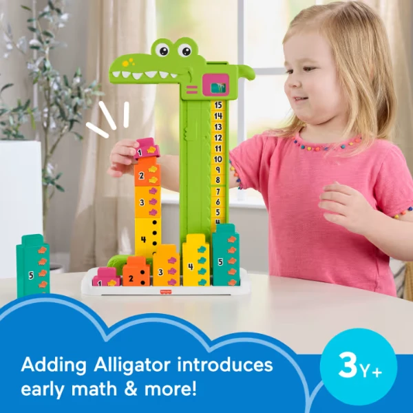 Обучающая игрушка “аллигатор с прибавлением” от fisher-price 7