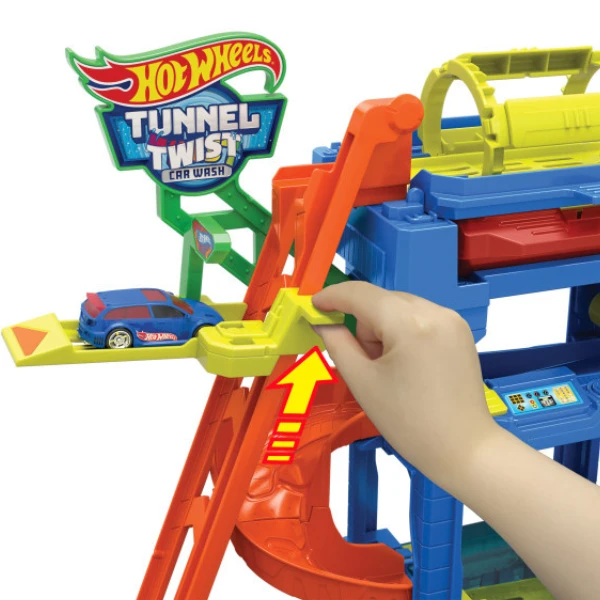 Hot wheels трек "автомойка туннельный твист" 7