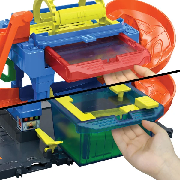 Hot wheels трек "автомойка туннельный твист" 6