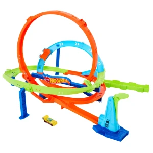 Hot wheels игровой новор "циклон с петлями" с пусковым механизмом Thumbnail 2