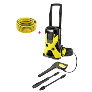 Mini-mașină de spălat cu presiune karcher k 5 basic + furtun primoflex 1/2"