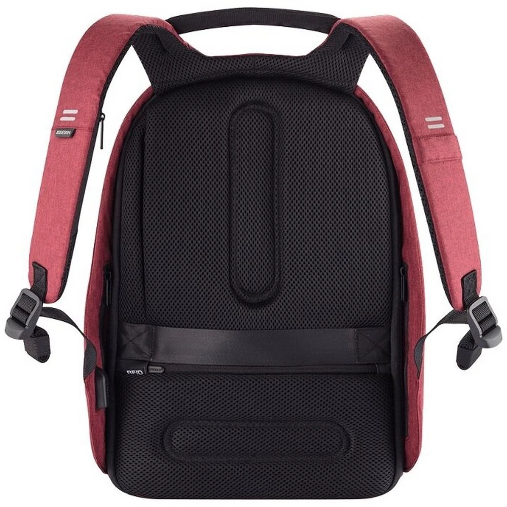 Rucsac pentru laptop bobby hero small, 13.3", piele artificială, roșu 13
