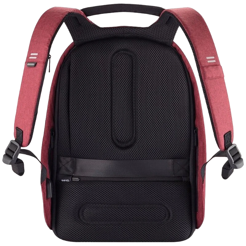 Rucsac pentru laptop bobby hero small, 13.3", piele artificială, roșu 18
