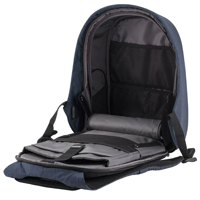 Рюкзак для ноутбука bobby hero small, 13.3", искусственная кожа, тёмно-синий 11