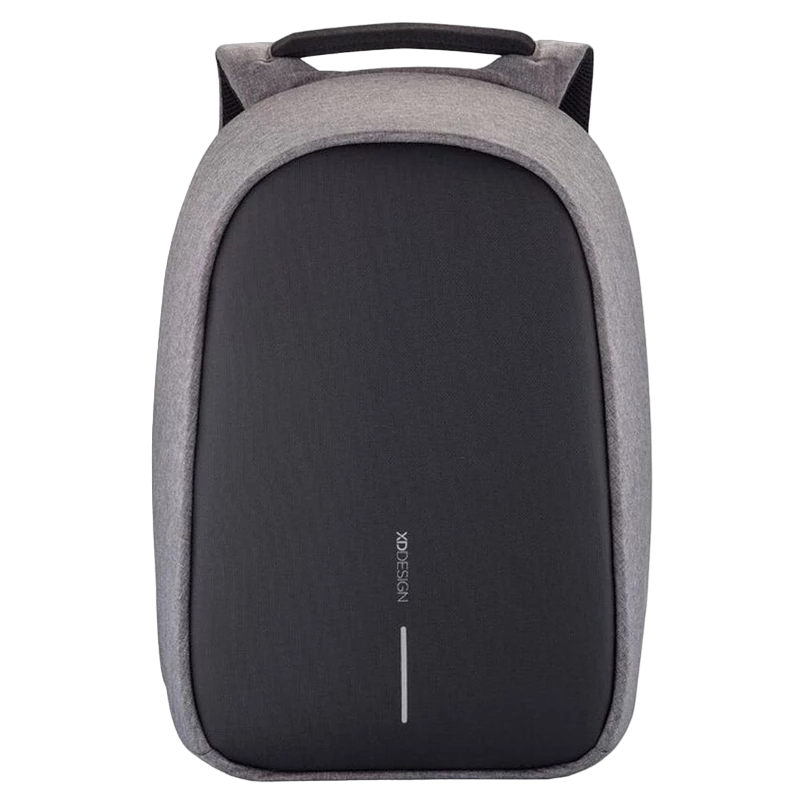 Rucsac pentru laptop bobby hero regular, 15.6", piele artificială, gri 15