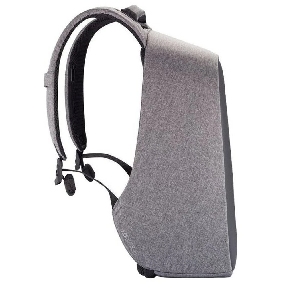 Rucsac pentru laptop bobby hero regular, 15.6", piele artificială, gri 18