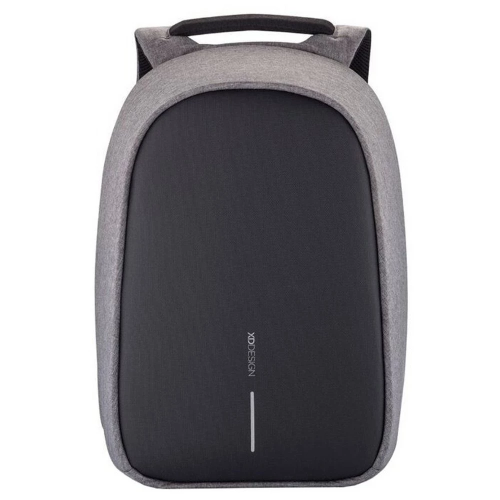 Rucsac pentru laptop bobby hero regular, 15.6", piele artificială, gri 5