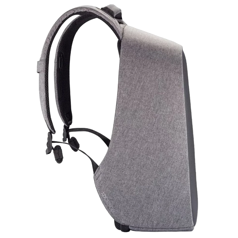 Rucsac pentru laptop bobby hero regular, 15.6", piele artificială, gri 7