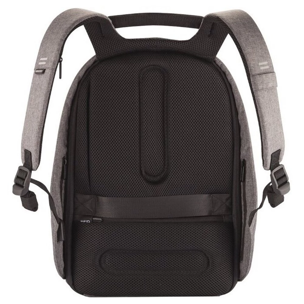 Rucsac pentru laptop bobby hero regular, 15.6", piele artificială, gri 8