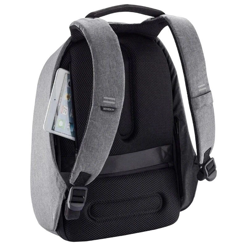 Рюкзак для ноутбука bobby hero regular, 15.6", искусственная кожа, серый 14