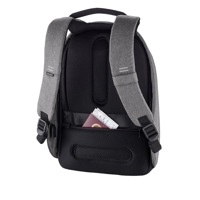 Рюкзак для ноутбука bobby hero xl, 17", искусственная кожа, серый 17
