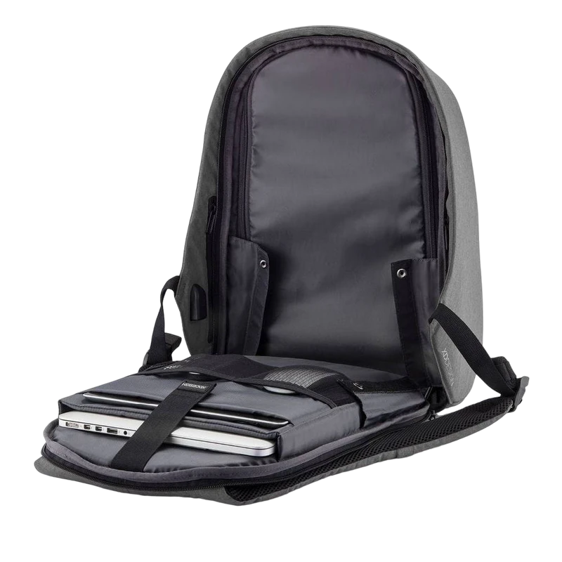 Рюкзак для ноутбука bobby hero xl, 17", искусственная кожа, серый 2