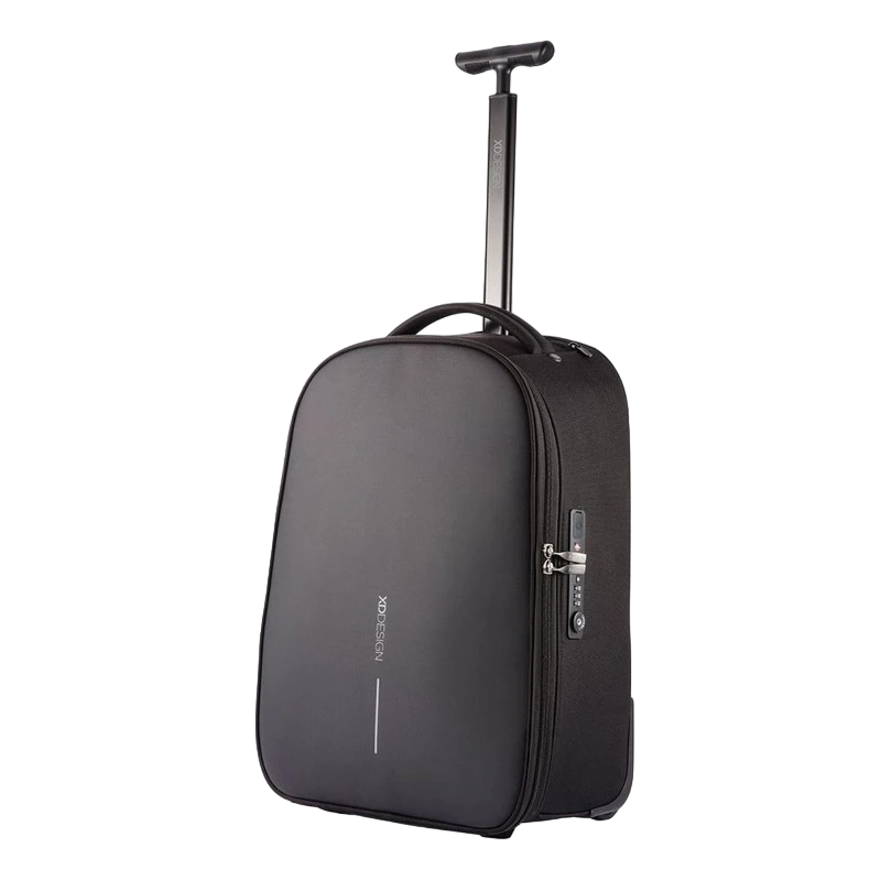 Rucsac de călătorie bobby trolley, 17", poliuretan, negru 7