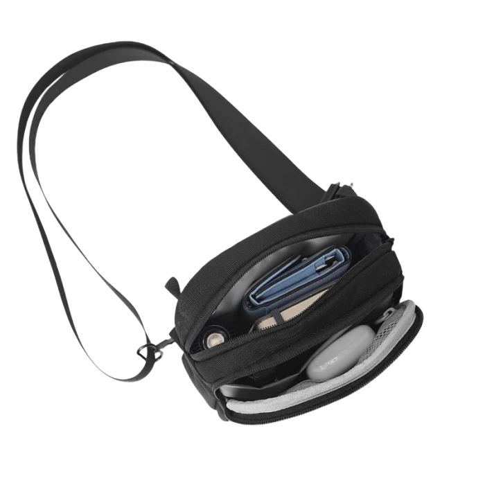 Сумка на плечо bobby boxy sling, чёрный 4