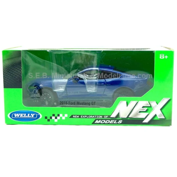Коллекционный автомобиль 2024 ford mustang gt 1:25 welly 3