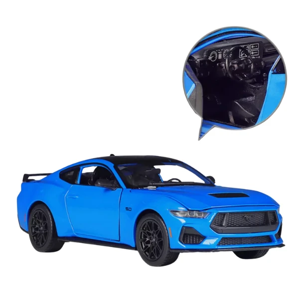 Коллекционный автомобиль 2024 ford mustang gt 1:25 welly 7
