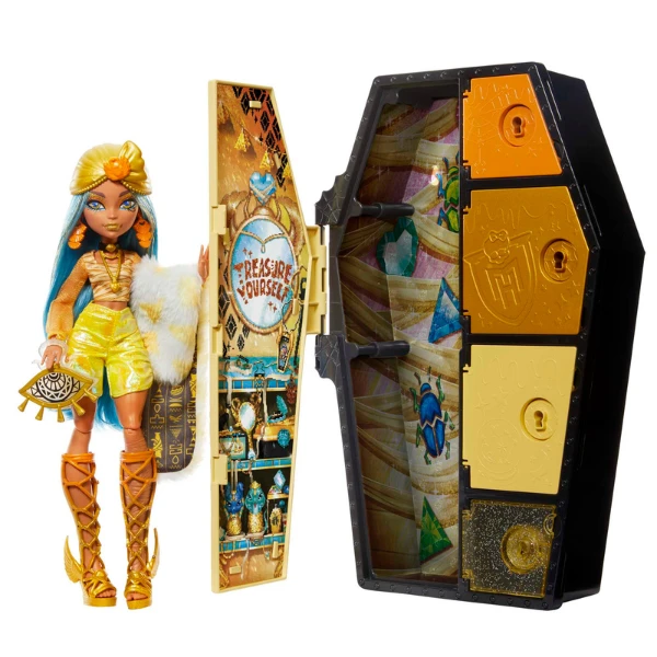 Игровой набор monster high "клео де нил и секреты в ее шкафу ", с аксессуарами 2