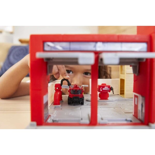 Hot wheels игровой набор "пожарная часть" matchbox 4