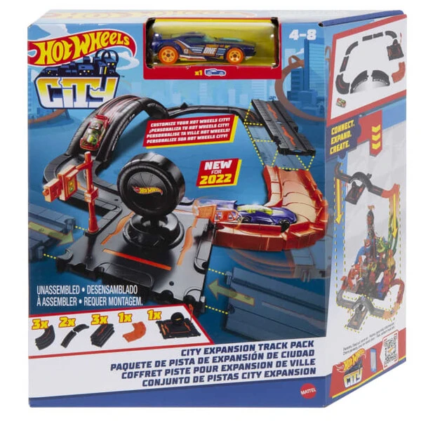 Hot wheels игровой набор «городской трек», 10 предметов 7