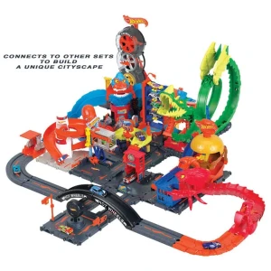 Hot wheels игровой набор «городской трек», 10 предметов Thumbnail 4
