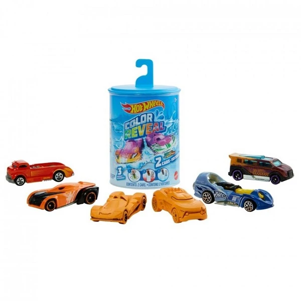 Hot wheels набор из 2-х машинок серии "цветное перевоплощение" (в асс.) 2