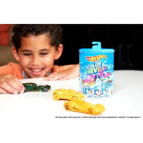 Hot wheels набор из 2-х машинок серии "цветное перевоплощение" (в асс.) 3