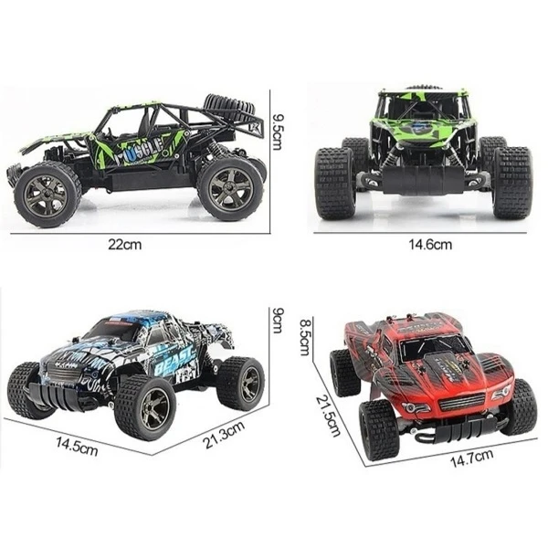1:18 машинка на пульте управления cheetah king muscle, 3 цвета 3
