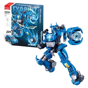 Set de construcție &quot;Robot-Mașină sport 2 în 1&quot;, 253 elem.