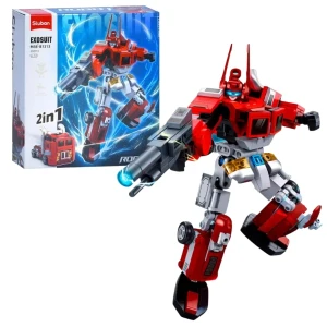 Set de construcție "robot-camion 2 în 1", 260 elem.