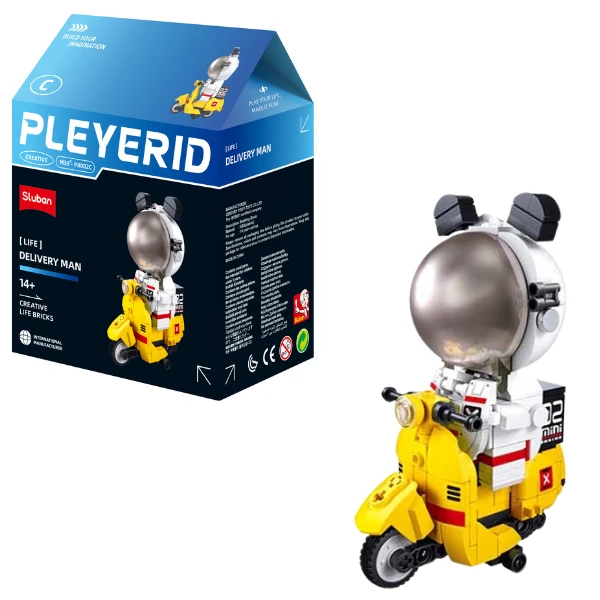 Set de construcție ”astronaut pe marte", 3 modele, 1170 elem. 3