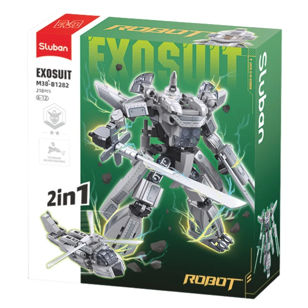 Set de construcție "elicopter militar 2 în 1", 218 elem. 3