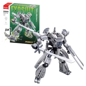 Set de construcție &quot;Elicopter militar 2 în 1&quot;, 218 elem.