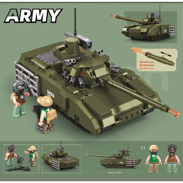 Set de construcție "tanc t-14s armata", 319 elem. 7
