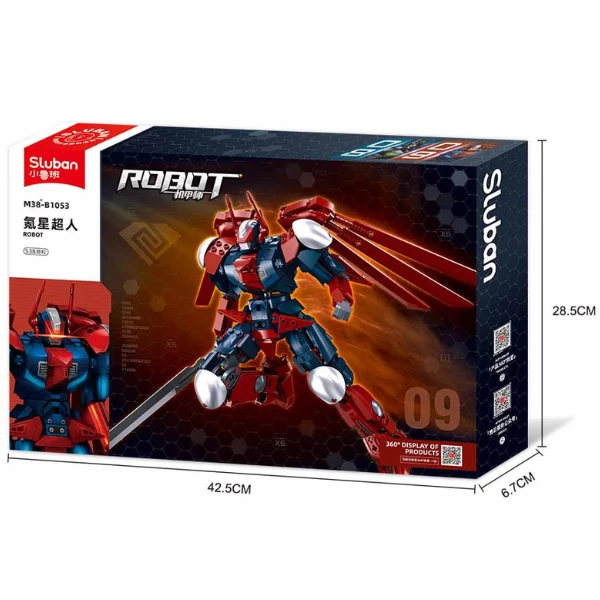 Set de construcție „robot - războinic kryptonian”, 538 elem. 7