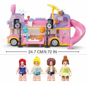 Set de construcție ”casă muzicală pe roți”, 412 elem. Thumbnail 5