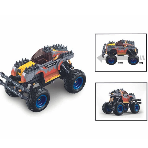 Set de construcție „monster truck - foc argintiu”, cu inerție, 267 elem. 5