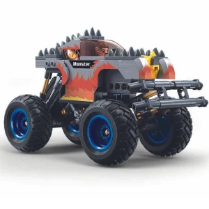 Set de construcție „monster truck - foc argintiu”, cu inerție, 267 elem. Thumbnail 4