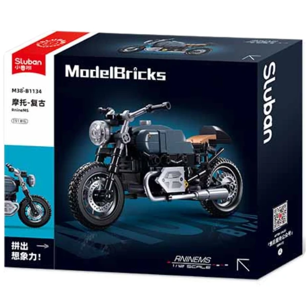 Set de construcție „motocicleta r9ms”, scara 1:12, 191 elem. 7