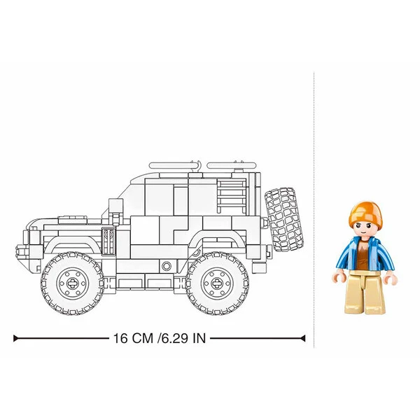 Set de construcție „suv englez attacker”, 317 elem. 2