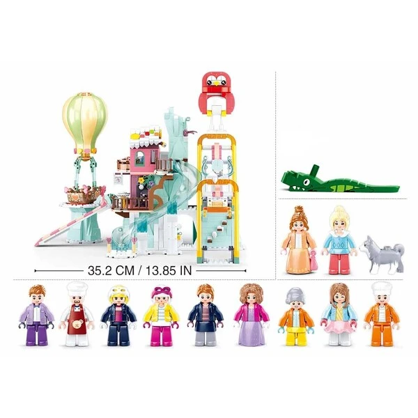 Set de construcție ”vacanța la stațiune de ski”, 1065 elem. 4