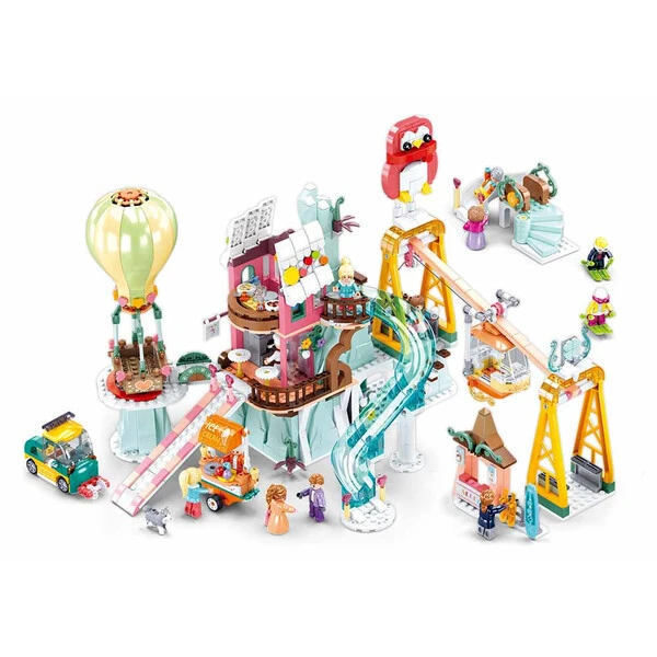 Set de construcție ”vacanța la stațiune de ski”, 1065 elem. 2