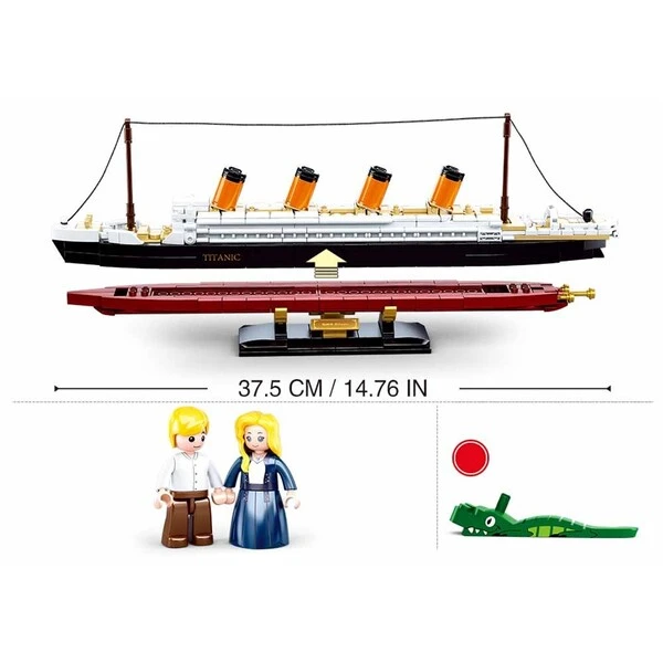 Set de construcție „titanic”, 481 elem. 3