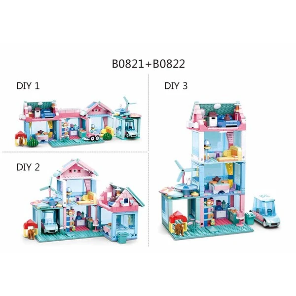 Set de construcție ”nunta”, 410 elem. 5