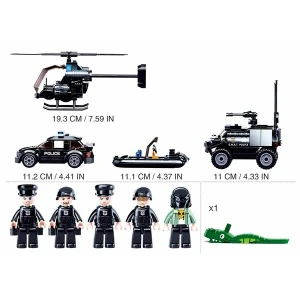 Set de construcție ”urmărit de poliție", 469 elem. Thumbnail 4