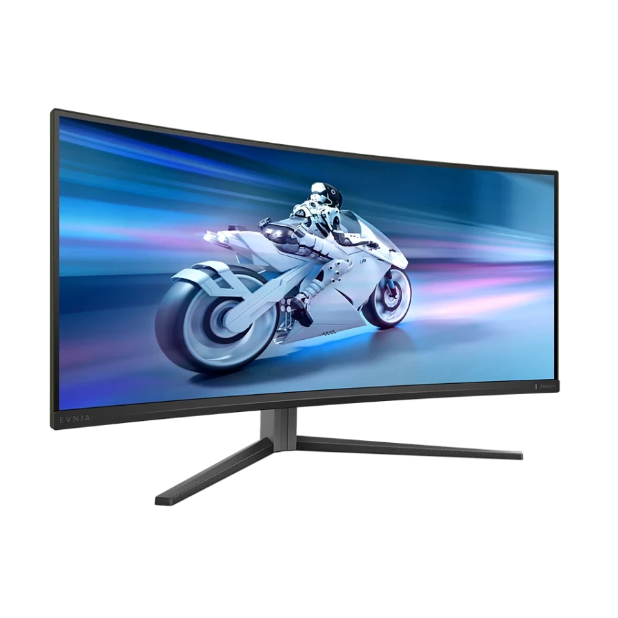 34" monitor gaming philips 34m2c6500, qd oled 3440x1440 wqhd, negru 2