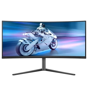 34" Игровой монитор Philips 34M2C6500, QD OLED 3440x1440 WQHD, Чёрный