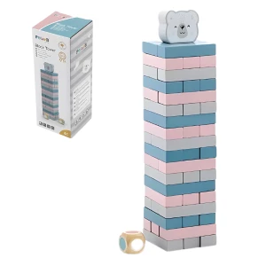 Joc de masă din lemn "jenga"