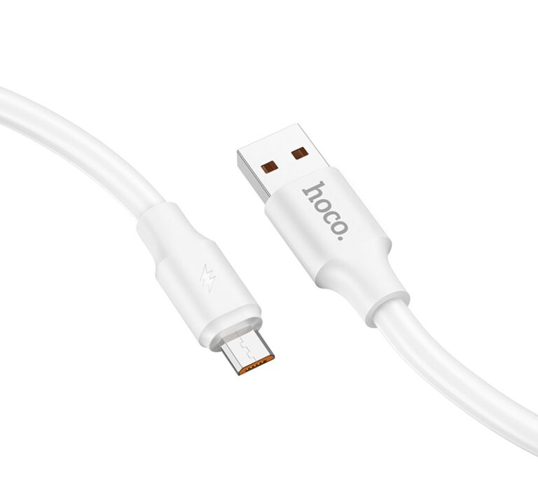 Hoco du17 titan кабель для зарядки и передачи данных для micro-usb белый 3