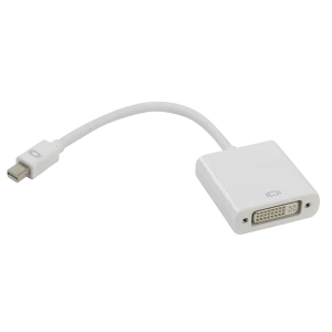 Видеоадаптер APC Electronic AP531017, MiniDP (M) - DVI-I (F), 0,15м, Белый